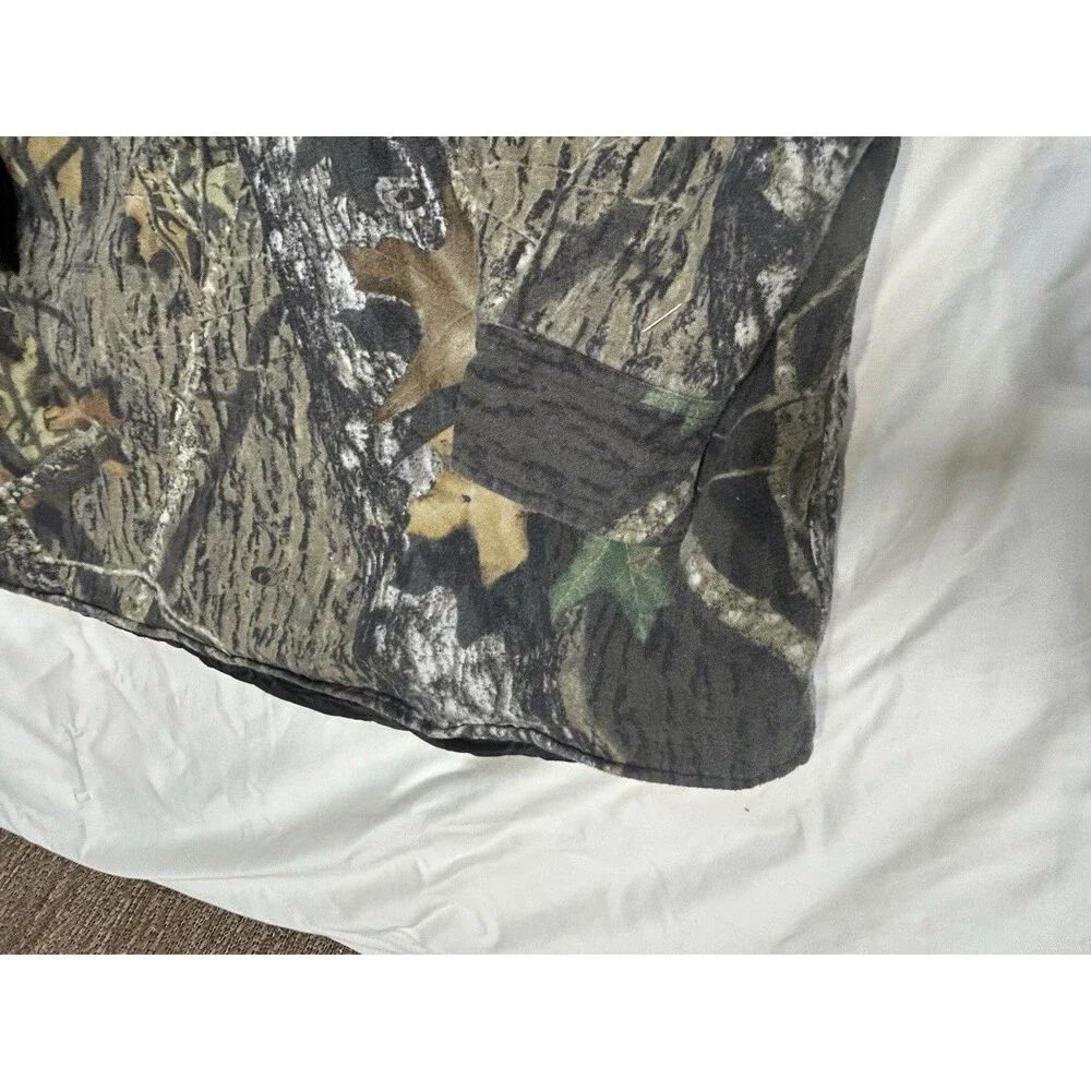 Vintage Cabelas Shirt Mens 2XLarge Camo Faded Chamois Flannel USA 90s Hunting - Picture 9 of 10